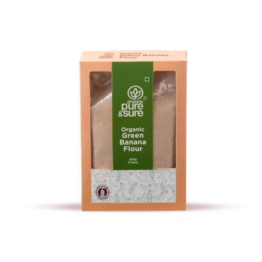 Organic Gluten-Free Green Banana Flour – 500 Gms