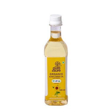 Organic Sunflower Oil - 500 Ml
