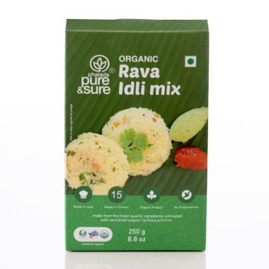 Organic Rava Idli Instant Mix - 250 Gms