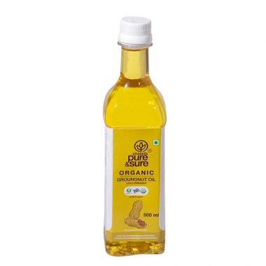 Organic Groundnut Oil - 500 Ml