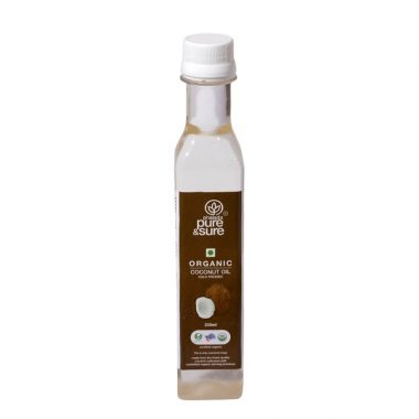 Organic Cold Pressed Coconut Oil - 250 Ml