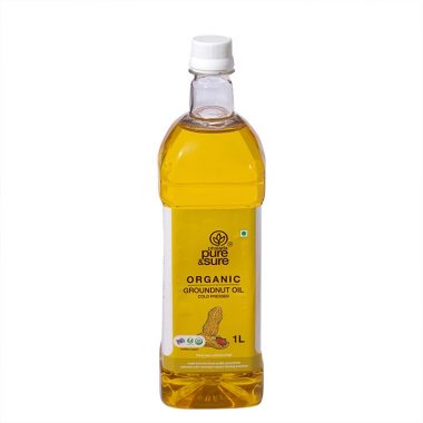 Organic Groundnut Oil - 1 Ltr