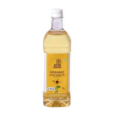 Organic Sun Flower Oil - 1 ltr