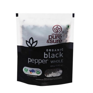 Organic Black Pepper Whole-100Gms