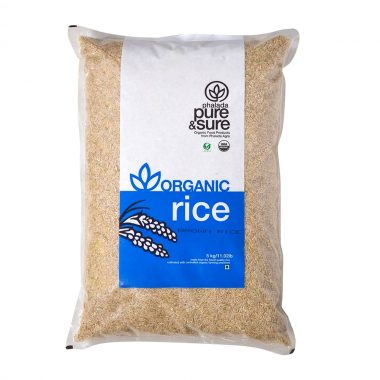 Organic Brown/ Un Polished  Rice - 5 kg
