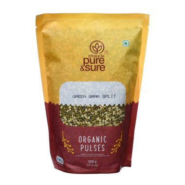 Organic Green Gram Split - 500 Gms