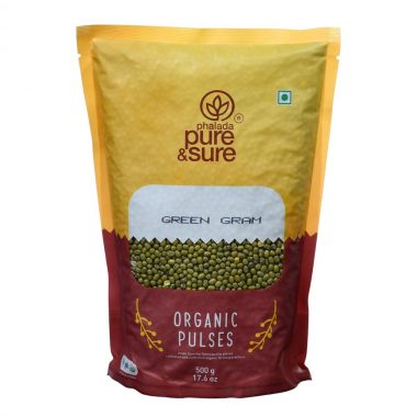 Organic Green Gram (Moong) Whole - 500 Gms
