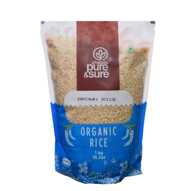 Organic Brown/ Un Polished Rice - 1 kg