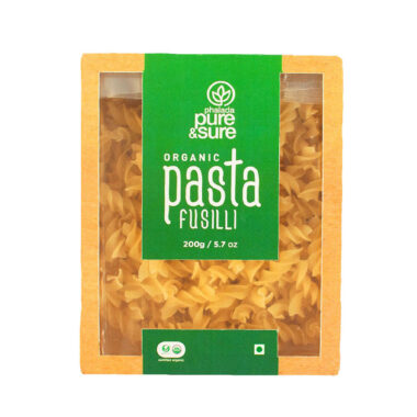 Organic Fusilli Pasta - 200 Gms